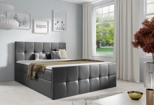 Meble Gruška - Boxspring postelja Charlotte - 200x200 cm