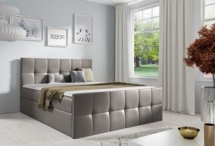 Meble Gruška - Boxspring postelja Charlotte - 200x200 cm
