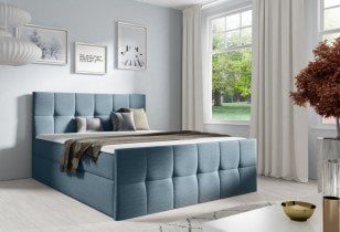 Meble Gruška - Boxspring postelja Charlotte - 200x200 cm