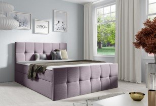 Meble Gruška - Boxspring postelja Charlotte - 200x200 cm
