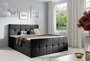 Meble Gruška - Boxspring postelja Charlotte - 200x200 cm