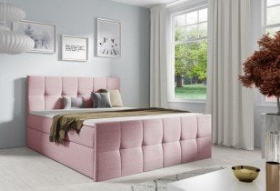 Meble Gruška - Boxspring postelja Charlotte - 200x200 cm