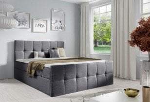 Meble Gruška - Boxspring postelja Charlotte - 200x200 cm