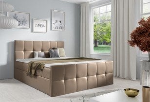 Meble Gruška - Boxspring postelja Charlotte - 200x200 cm
