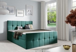 Meble Gruška - Boxspring postelja Charlotte - 200x200 cm
