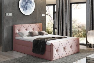 Meble Gruška - Boxspring postelja Cristal Lux - 160x200 cm