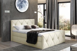 Meble Gruška - Boxspring postelja Cristal Lux - 160x200 cm