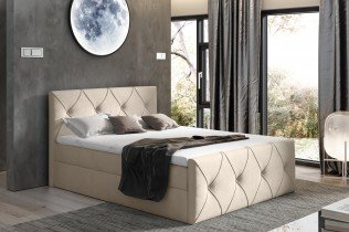 Meble Gruška - Boxspring postelja Cristal Lux - 160x200 cm