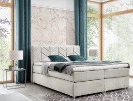 Meble Gruška - Boxspring postelja Jodla - 200x200 cm