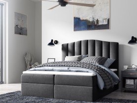 Meble Gruška - Boxspring postelja Lindos - 200x200 cm