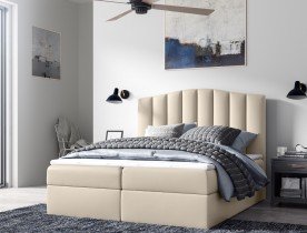 Meble Gruška - Boxspring postelja Lindos - 200x200 cm