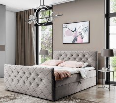 Meble Gruška - Boxspring postelja Malaga - 140x200 cm