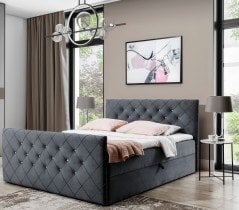 Meble Gruška - Boxspring postelja Malaga - 140x200 cm