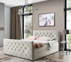 Meble Gruška - Boxspring postelja Malaga - 140x200 cm