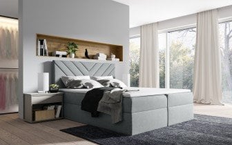 Meble Gruška - Boxspring postelja Top 6 - 200x200 cm