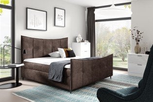 Meble Gruška - Boxspring postelja Bergamo Lux - 120x200 cm