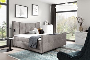 Meble Gruška - Boxspring postelja Bergamo Lux - 120x200 cm