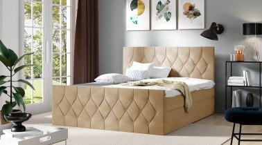 Meble Gruška - Boxspring postelja Sky Lux - 200x200 cm