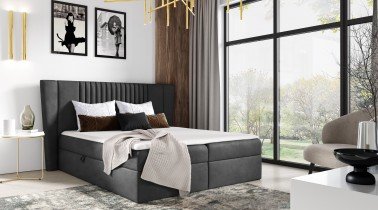 Meble Gruška - Boxspring postelja Spark - 160x200 cm