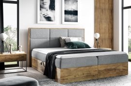 Boxspring postelja Wood2 - 160x200 cm