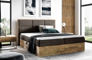 Meble Gruška - Boxspring postelja Wood2