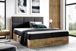 Meble Gruška - Boxspring postelja Wood2