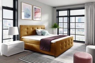Meble Gruška - Boxspring postelja Viena - 140x200 cm