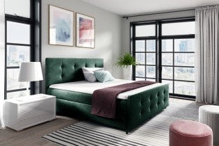 Meble Gruška - Boxspring postelja Viena - 140x200 cm