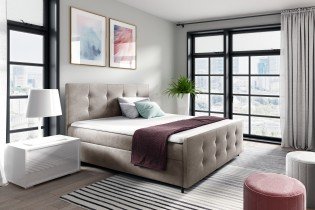 Meble Gruška - Boxspring postelja Viena - 140x200 cm