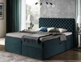 Meble Gruška - Boxspring postelja Chesterfield - 200x200 cm - Aston 19