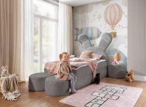Meble Gruška - Otroška postelja Bunny - 100x200 cm