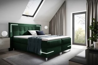 Meble Gruška - Boxspring postelja Tango 2 - 200x200 cm