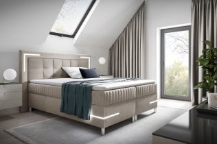 Meble Gruška - Boxspring postelja Tango 2 - 200x200 cm