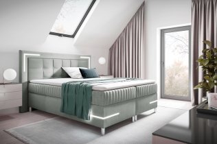 Meble Gruška - Boxspring postelja Tango 2 - 200x200 cm