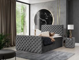Meble Gruška - Boxspring postelja Chesterfield Lux - 120x200 cm
