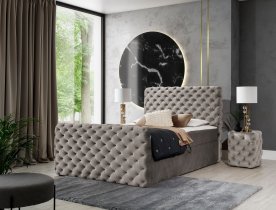 Meble Gruška - Boxspring postelja Chesterfield Lux - 120x200 cm