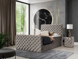 Boxspring postelja Chesterfield Lux