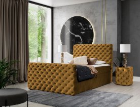 Meble Gruška - Boxspring postelja Chesterfield Lux - 120x200 cm