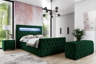 Meble Gruška - Boxspring postelja Singapur Lux - 200x200 cm