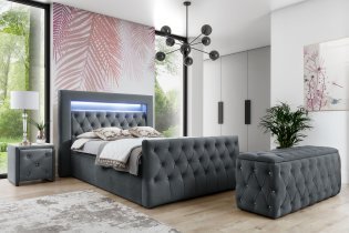 Meble Gruška - Boxspring postelja Singapur Lux - 200x200 cm