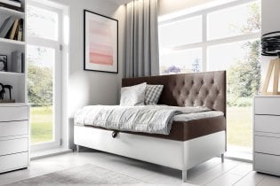 Meble Gruška - Boxspring postelja Filip 2 - 80x200 cm