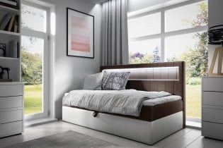 Meble Gruška - Boxspring postelja Gold 2 - 80x200 cm