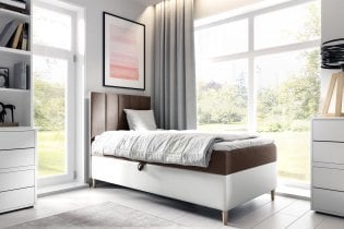 Meble Gruška - Boxspring postelja Maja 1 - 80x200 cm