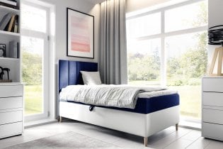 Meble Gruška - Boxspring postelja Maja 1 - 80x200 cm