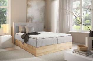 Meble Gruška - Boxspring postelja Wood 11 - 180x200 cm
