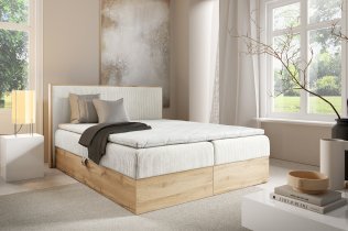 Meble Gruška - Boxspring postelja Wood 11 - 180x200 cm