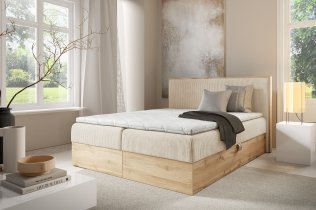 Meble Gruška - Boxspring postelja Wood 11 - 180x200 cm