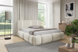 Postelja Bianco LED - 140x200 cm