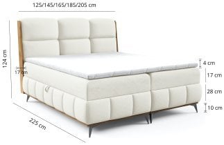 Meble Gruška - Boxspring postelja Palermo - 160x200 cm