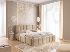 Dvižna postelja Micandi – 160x200 cm, velur Salvador (Agmamito) 02